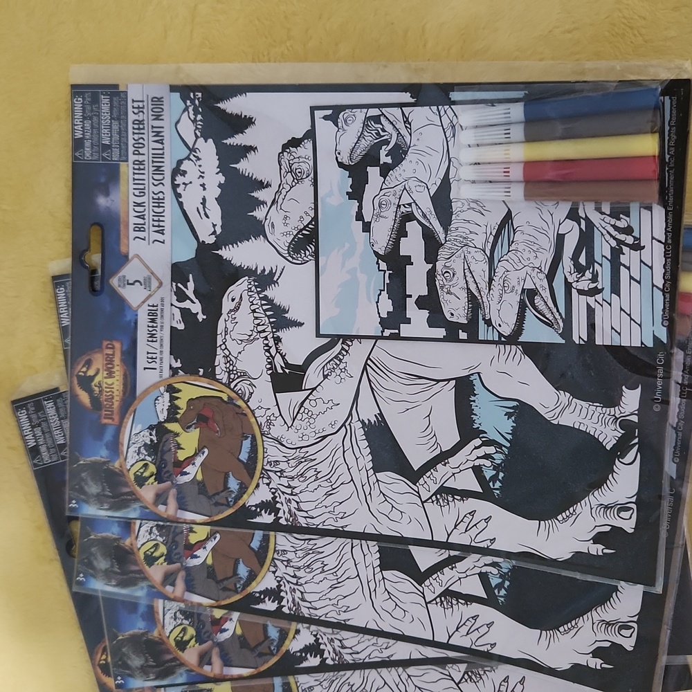 JURASSIC PARK MEDIUM SIZED POSTER BOARDS KITS. - Picture 4 of 8